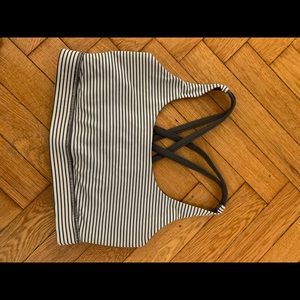 Lululemon Energy Bra Long Line- Stripped